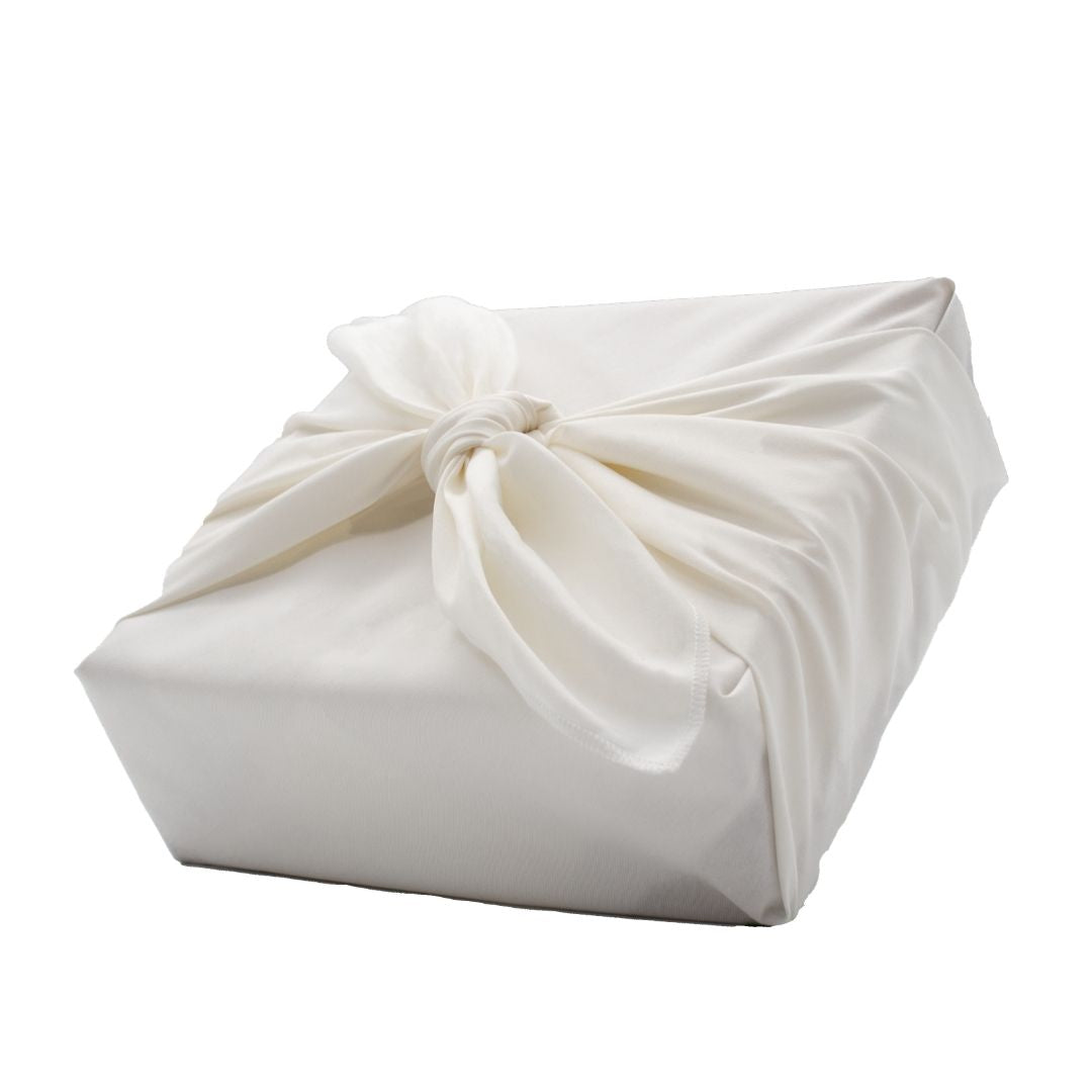 Furoshiki Reusable Gift Wrap - White