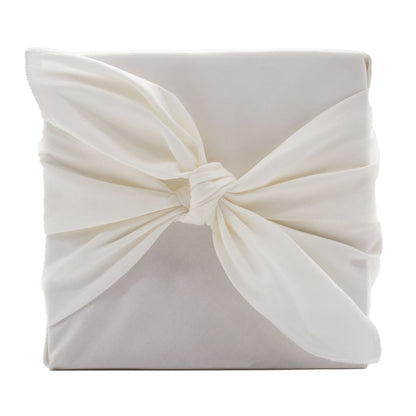 Furoshiki Reusable Gift Wrap - White