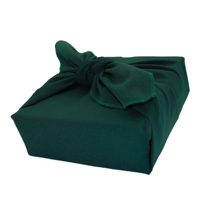 Reusable Furoshiki Gift Wrap - Forest Green