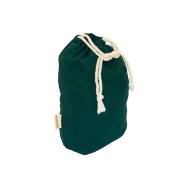 Small reusable fabric gift bag Classic - Forest green