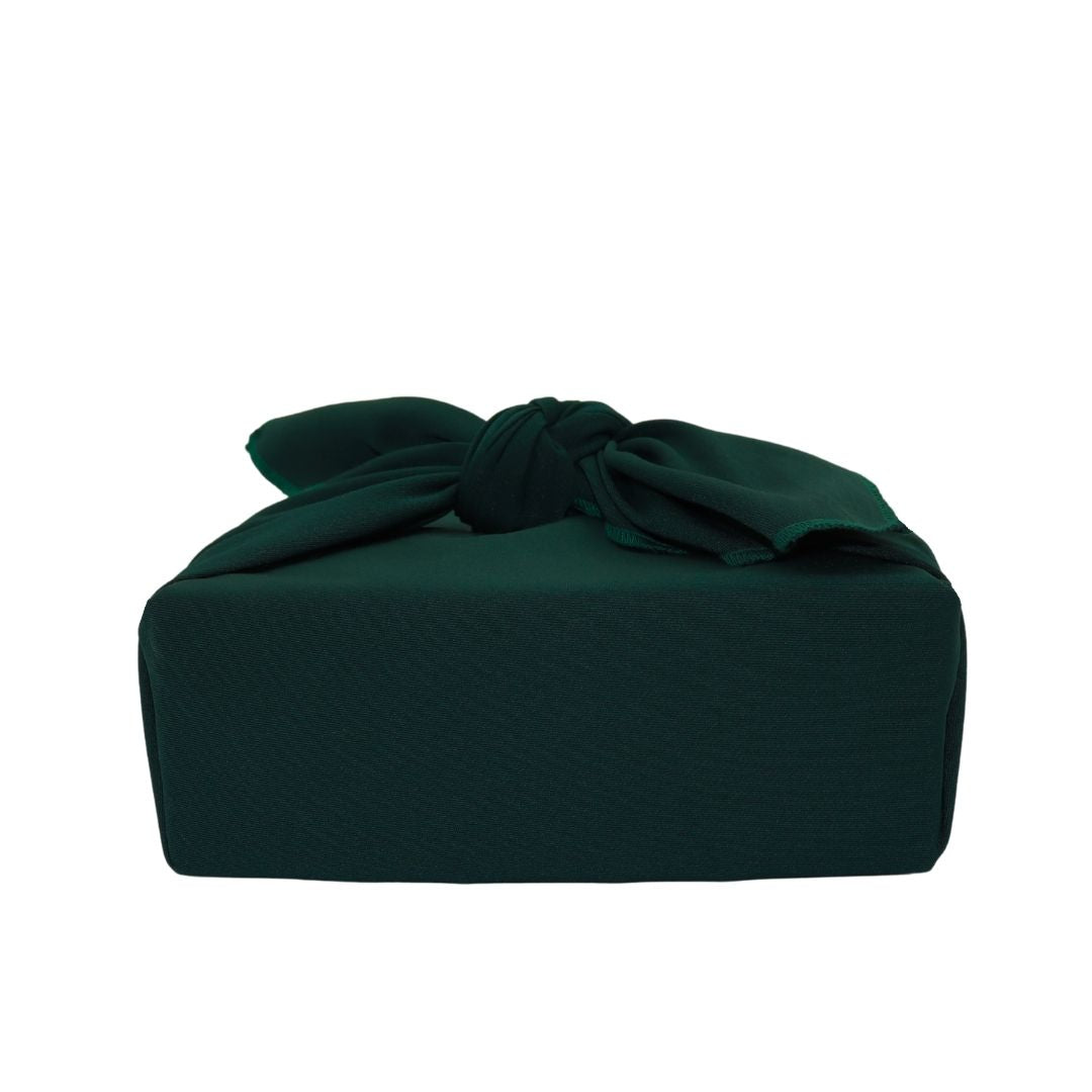 Reusable Furoshiki Gift Wrap - Forest Green
