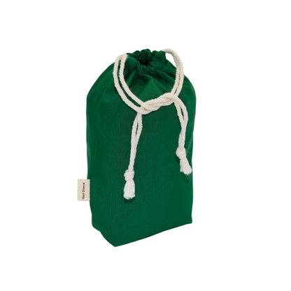 Small reusable fabric gift bag Classic - Green