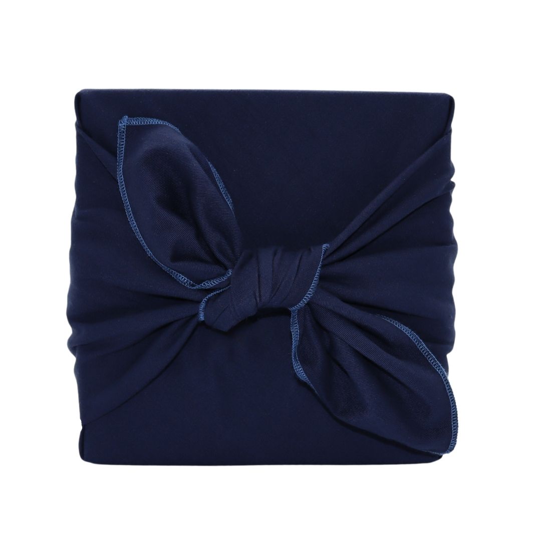Reusable Furoshiki Gift Wrap - Navy Blue