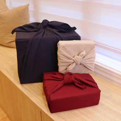 Set of 3 Furoshiki gift wraps - Elegant