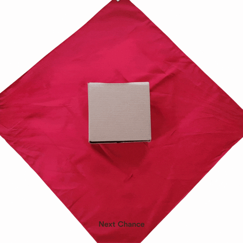 Furoshiki - Terracotta - Reusable gift wrap made of salvaged fabric