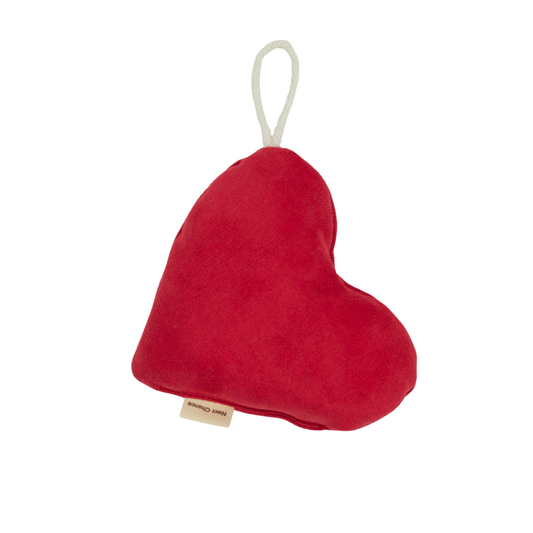 Ornement coeur - Rouge