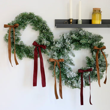 Large Long Bow for the Classic Christmas Tree - Burgundy
