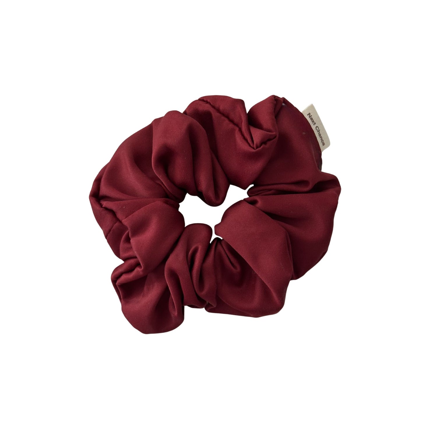 Chouchou à cheveux - Bourgogne satiné