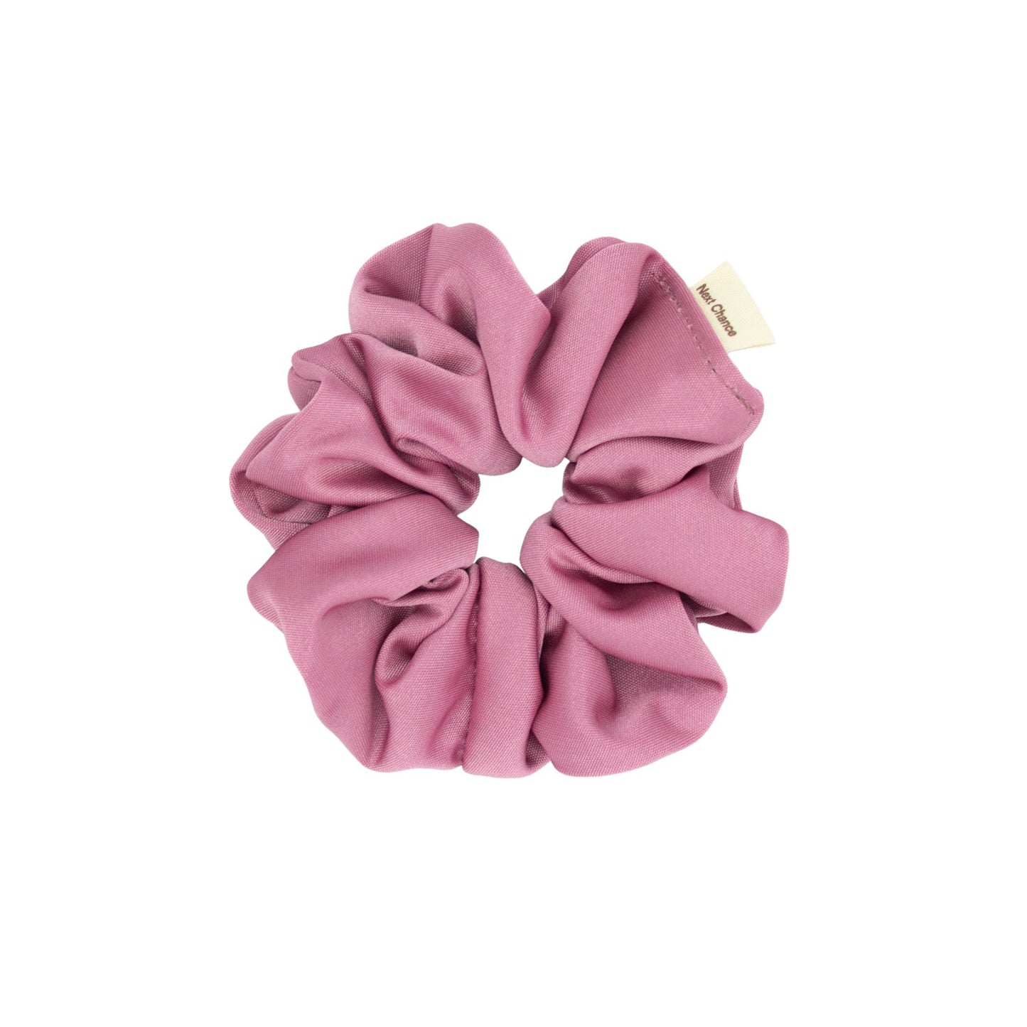 Chouchou à cheveux - Effet soie vieux rose
