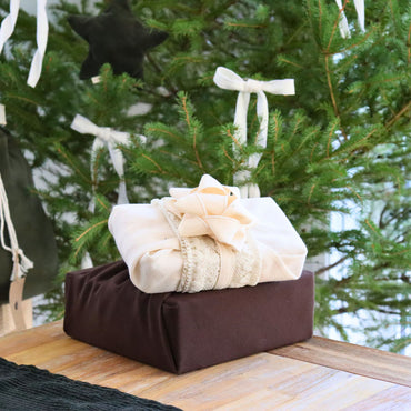Boucle longue large pour le sapin de Noël - Classique - Blanc