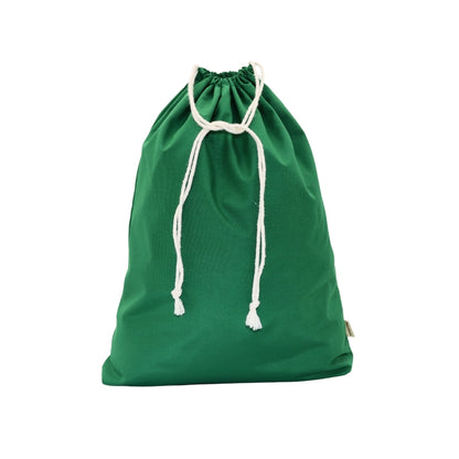 Classic reusable fabric gift bags - Green