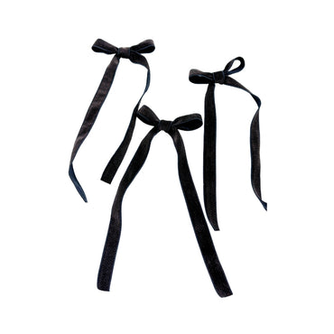 IMPARFAIT - Boucle longue avec pince - Velours chevrons brun