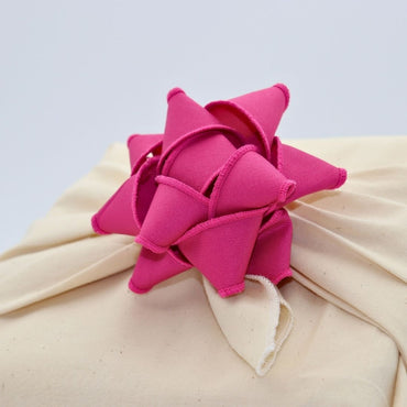 Chou à cadeau en tissu - Classique - Rose