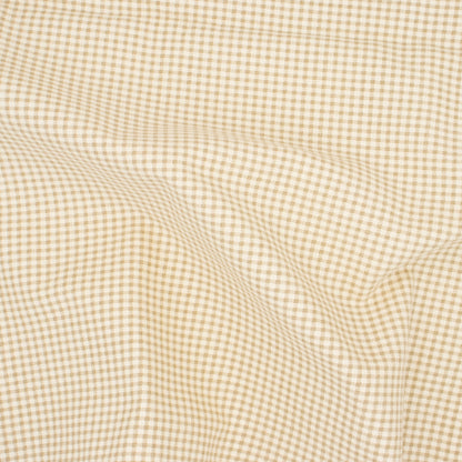 Nappe - Vichy sable et crème