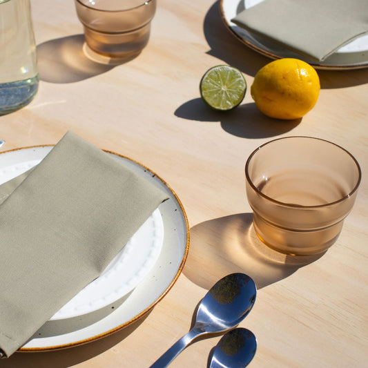 Classic Table Napkins - Greige Sage
