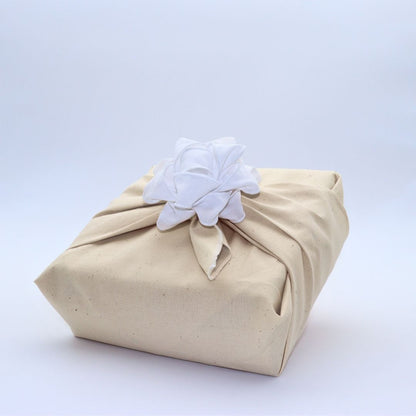 Chou à cadeau en tissu - Classique - Blanc