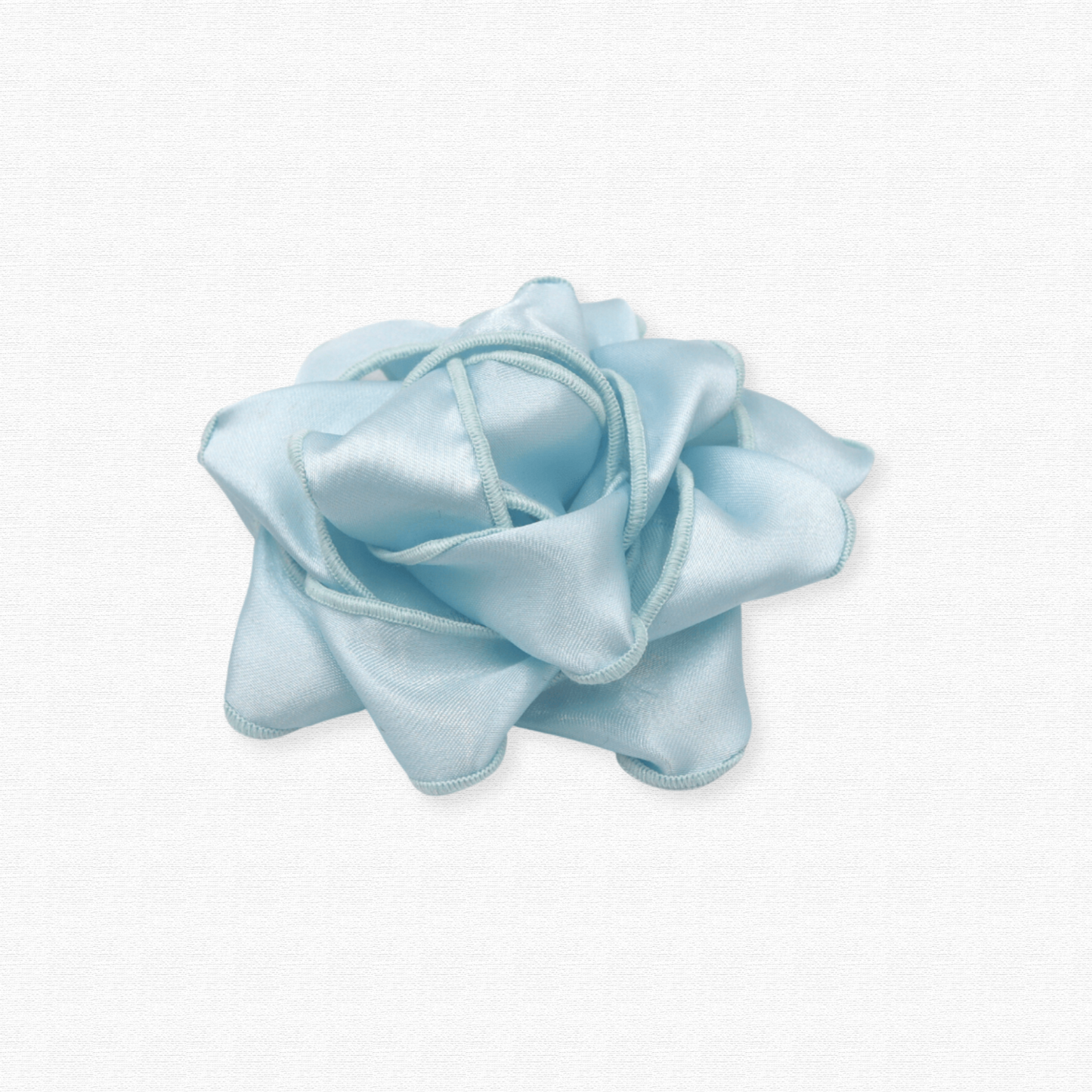 Chou à cadeau en tissu - Bleu ciel
