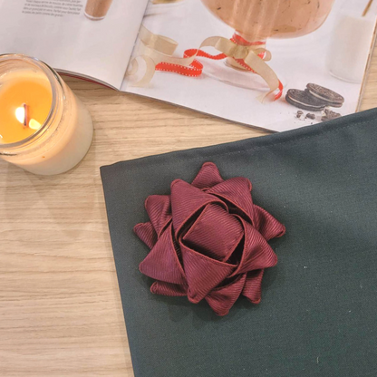 Reusable Gift Bow - Warm Burgundy
